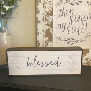 Bless wall decor